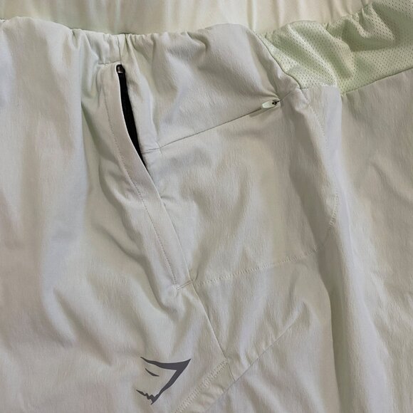 Gymshark Mens Speed Evolve 5" Shorts Slim Fit Active XS Mint Pistachio - Picture 2 of 11